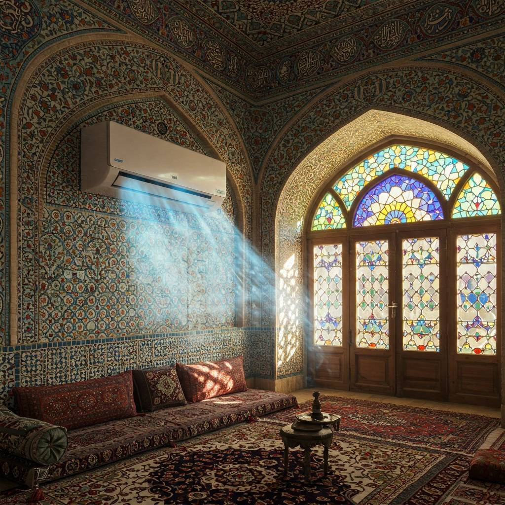 هر کولر گازی با چه توانی، برای چه متراژی مناسب هست