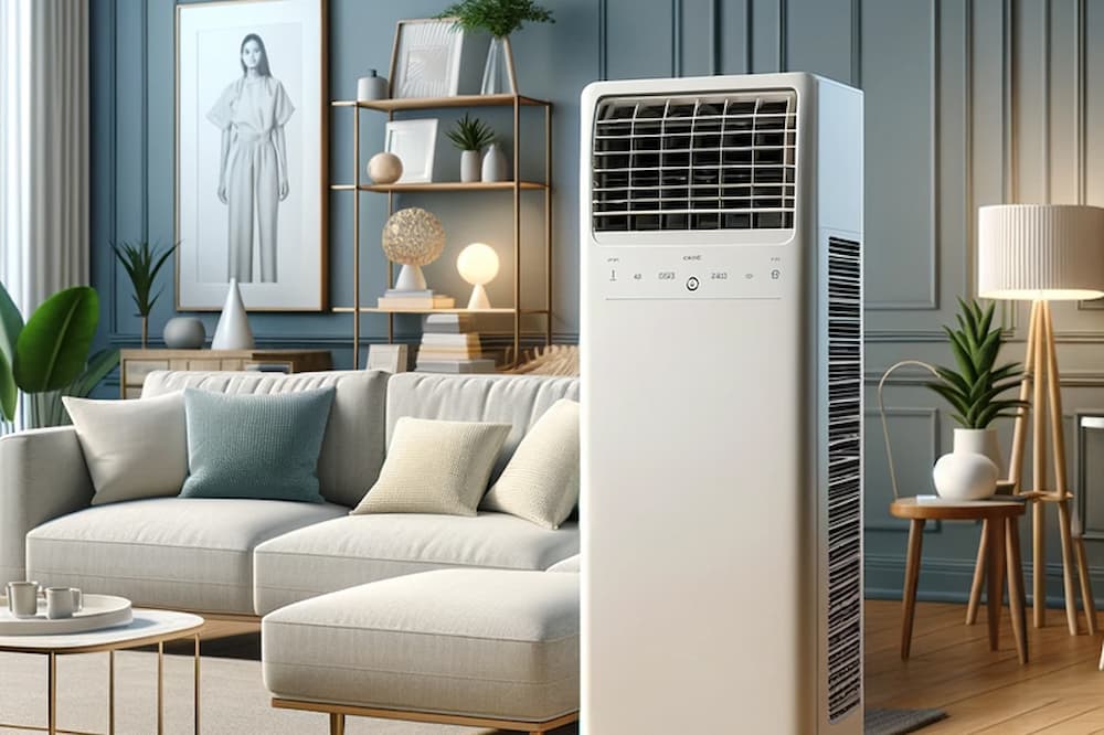 صرفه جویی انرژی با کولر گازی ایستاده یونیوا