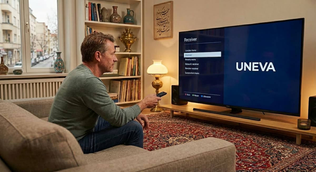 تنظیم رسیور تلویزیون یونیوا برای دریافت شبکه های جهانی